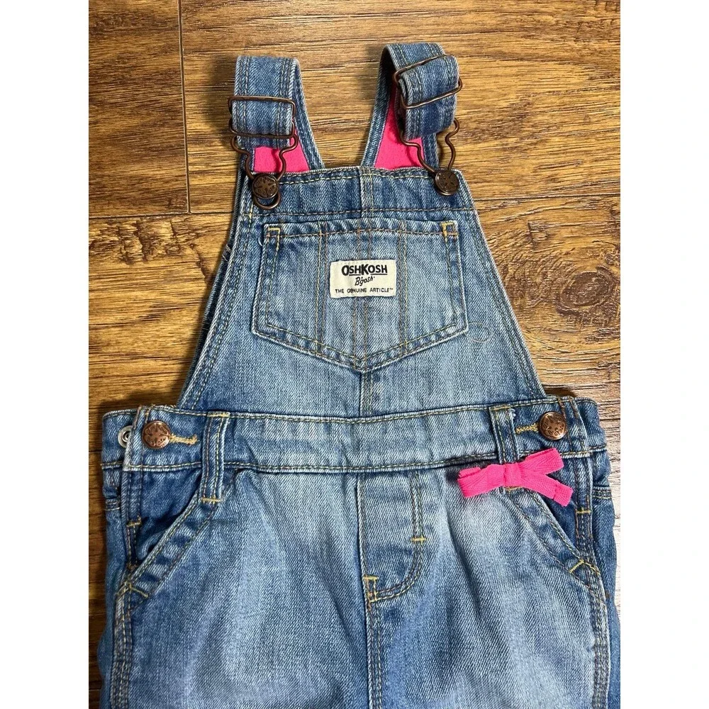 Osh Kosh B’ Gosh Overalls Denim Jeans Toddler Size 18 Months